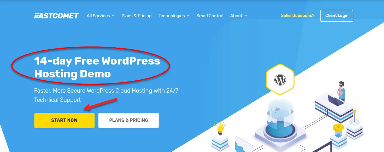 Best WordPress Hosting Free Trial 2025