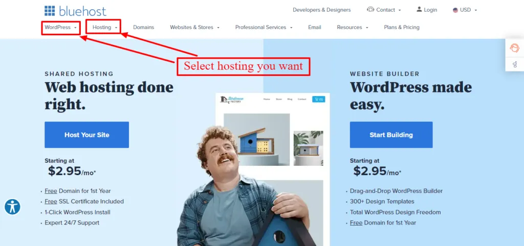 bluehost-2.65-deal-step1