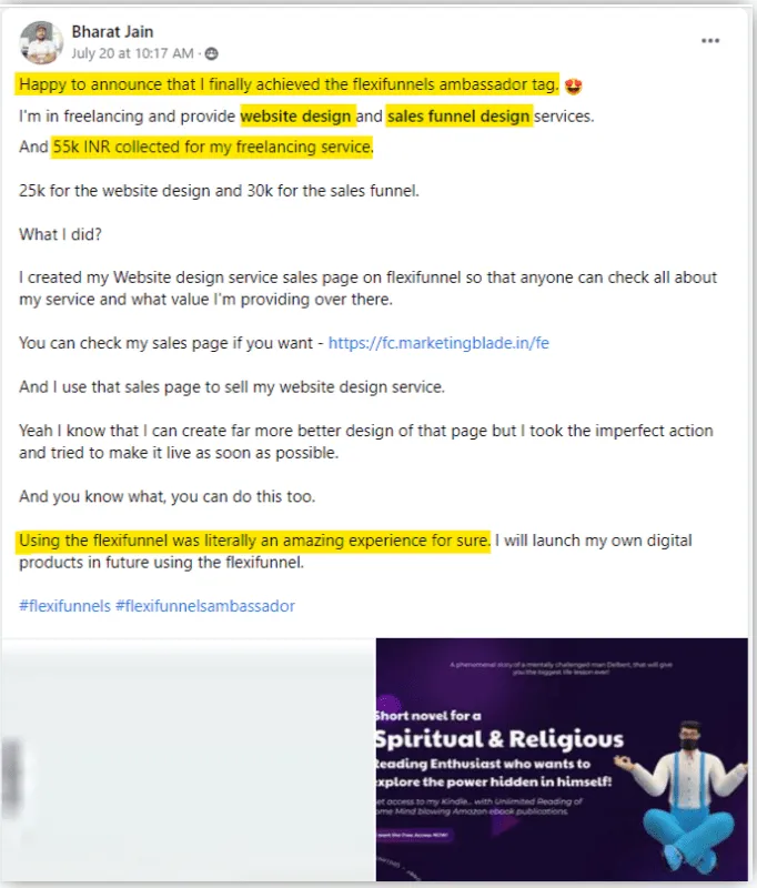 FlexiFunnels Review (funnel builder) - User Testimonials & Results