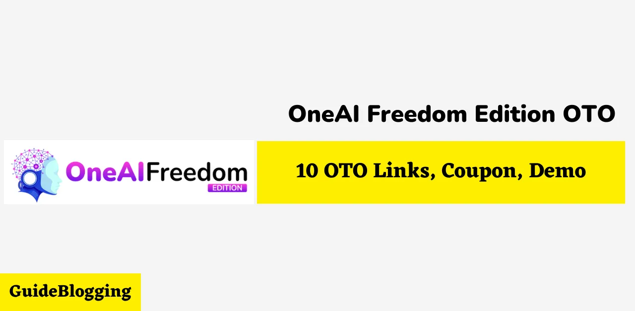 OneAI Freedom Edition OTO