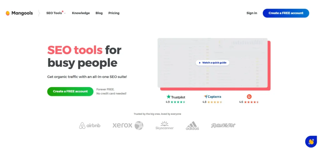 mangools seo tools