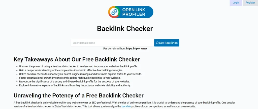 OpenLinkProfiler