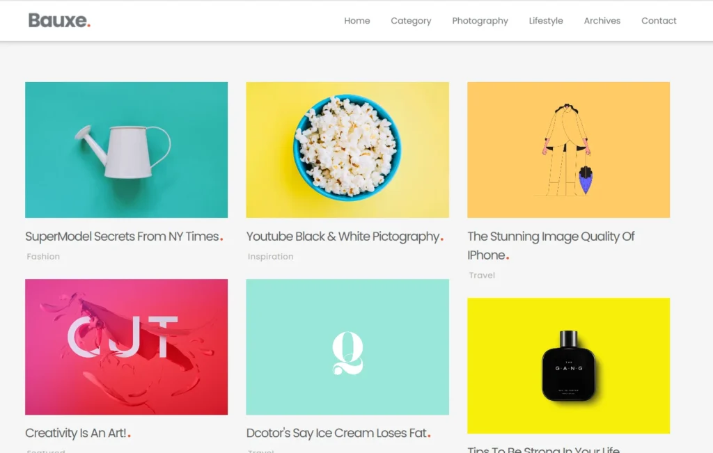 Bauxe Blogger Template