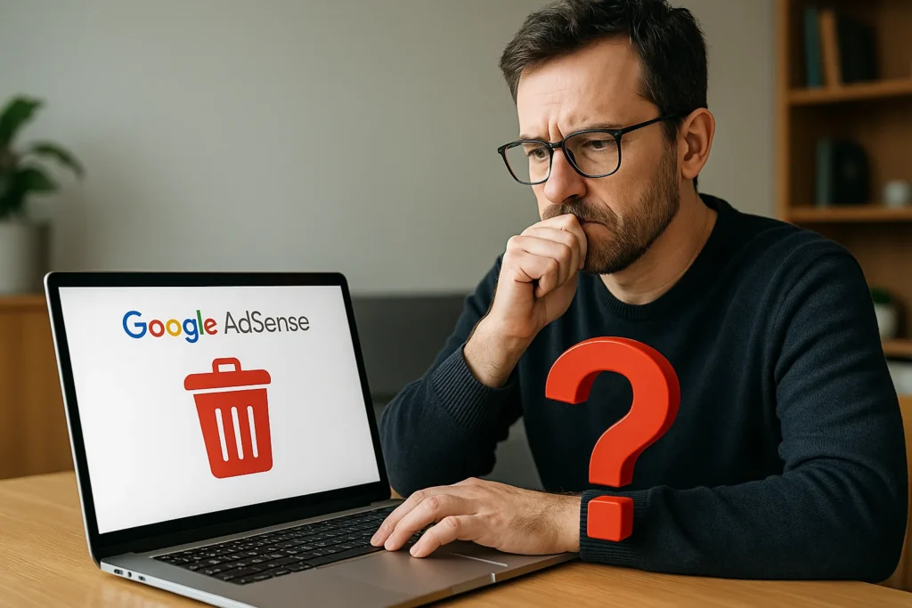 Can I delete my AdSense account and create a new one