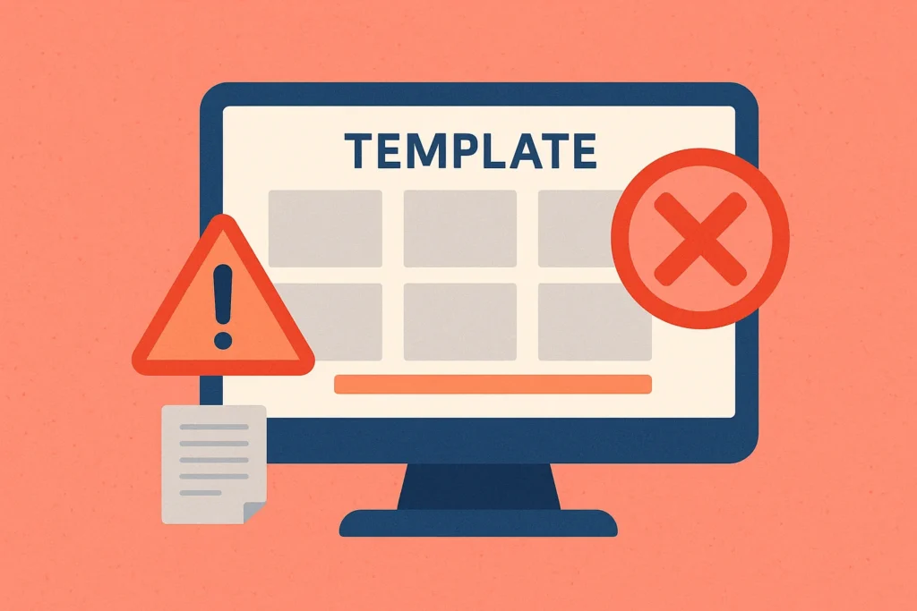 Common Mistakes to Avoid When Choosing Free Templates