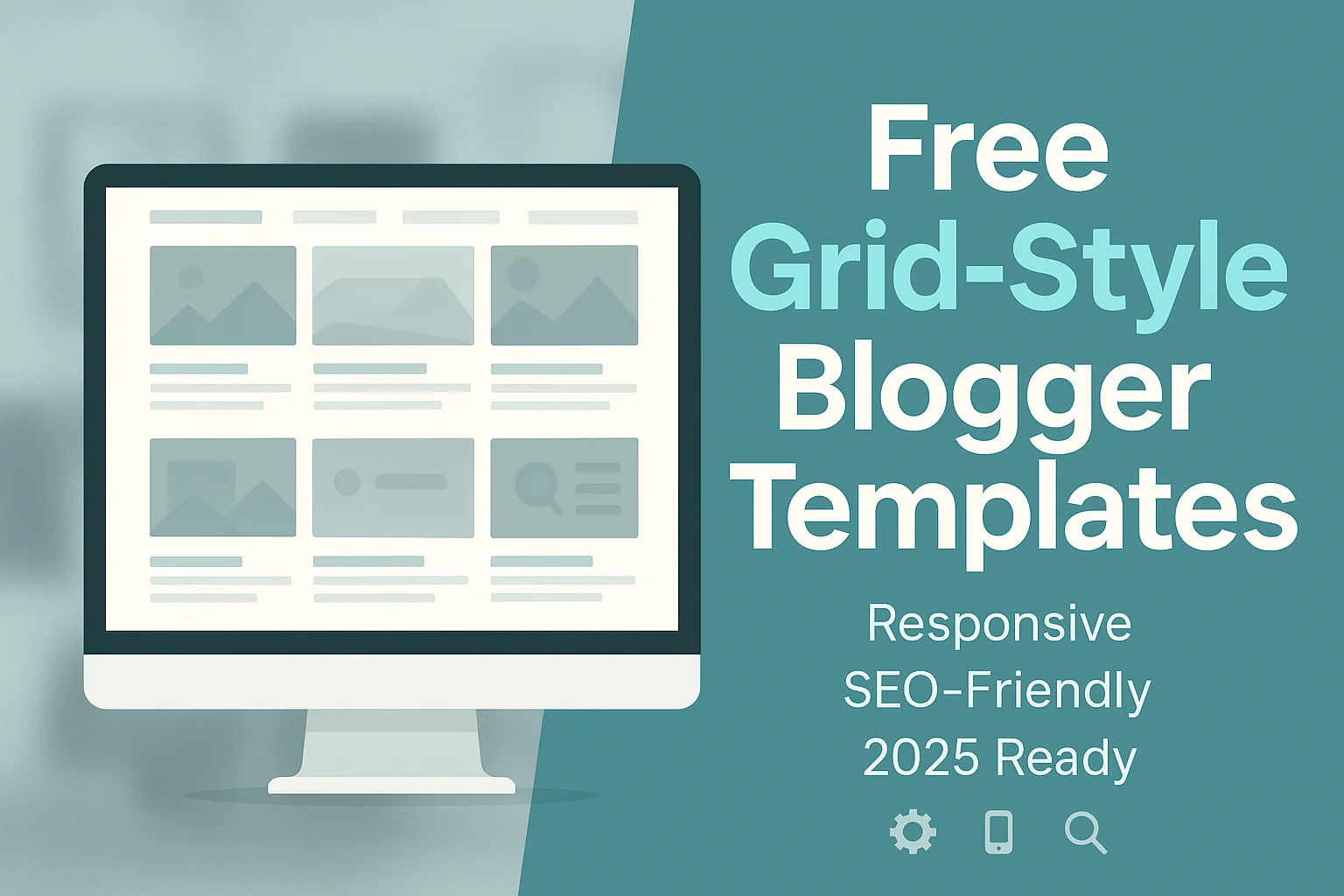Top Free Blogger Templates Grid Style