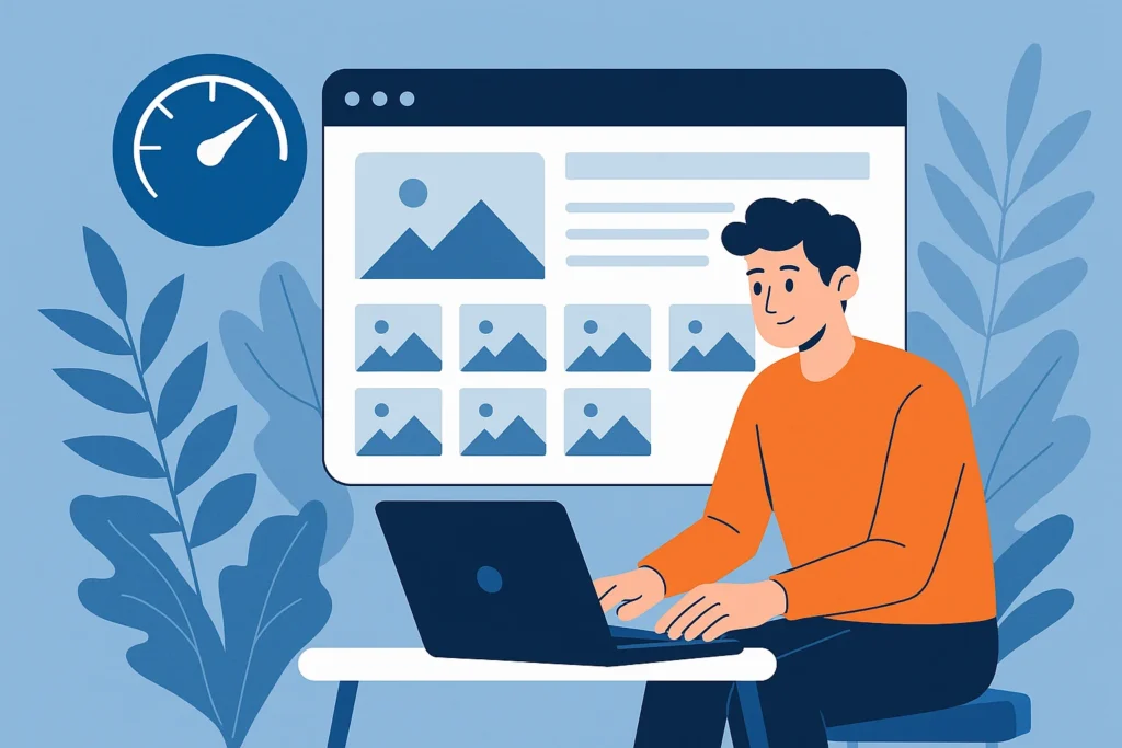 Tips to Speed Up Grid Blogger Templates