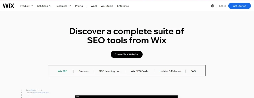 Wix SEO Wiz