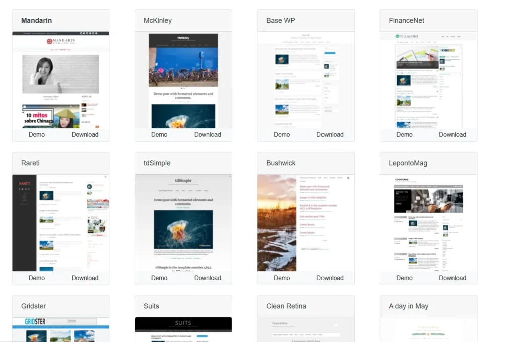 minimal blogger template preview