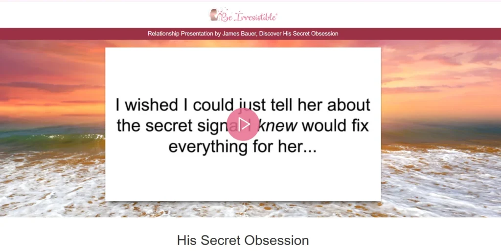 His Secret Obsession