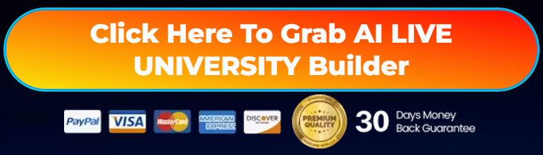 AI Live University Builder OTO 