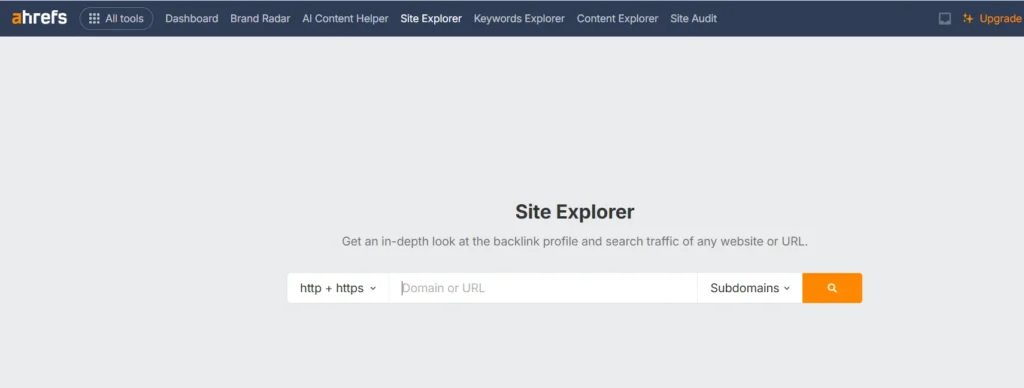 Site Explorer