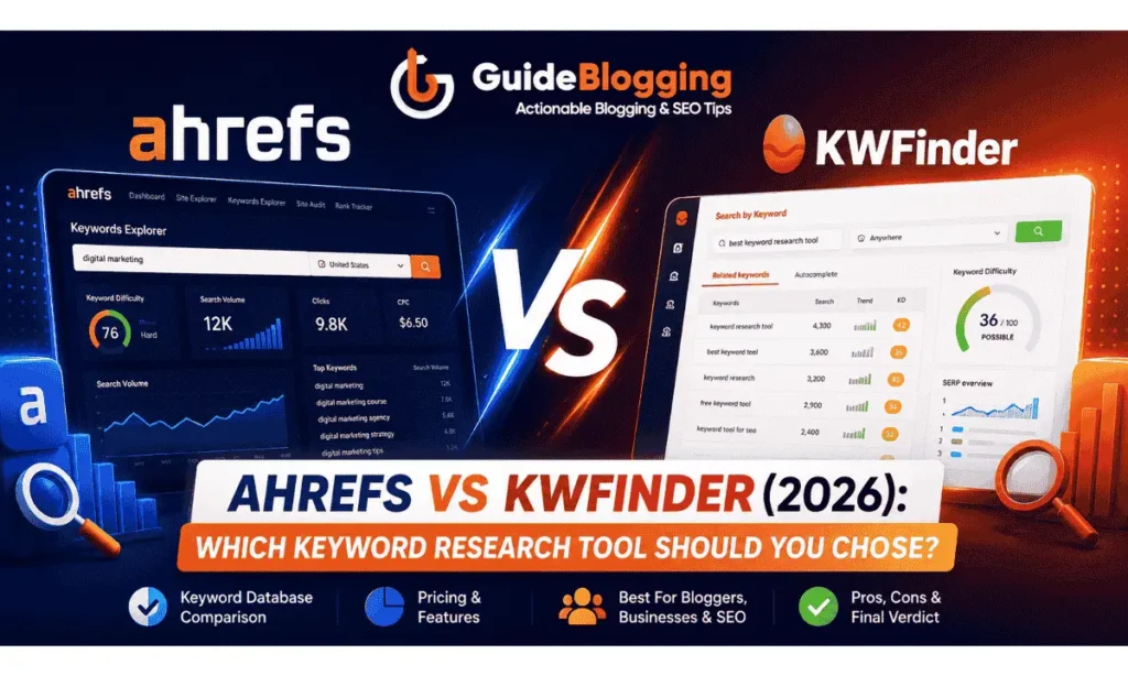 Ahrefs vs KWFinder (2026)