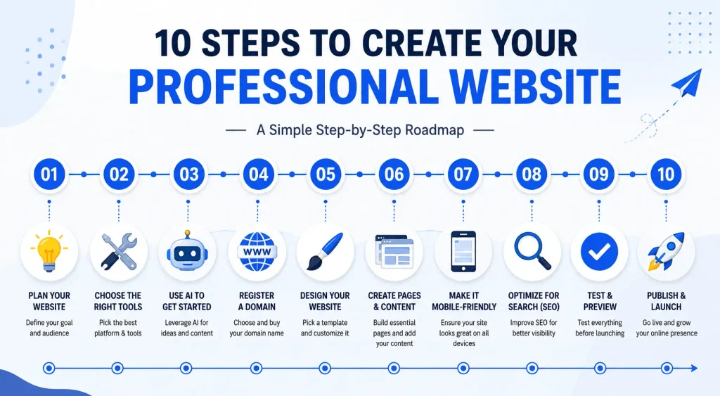 How to Create a Professional Website Without Coding