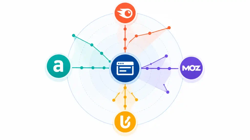 Compare Moz and Ahrefs vs Semrush vs Ubersuggest: Competitor Analysis Comparison
