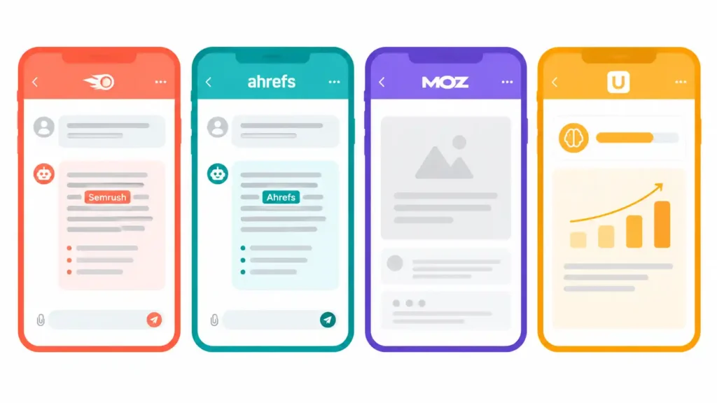 AI Search Visibility in 2026: Semrush vs Ahrefs vs Moz vs Ubersuggest