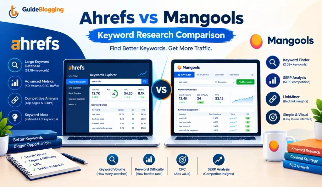 Ahrefs vs Mangools  Keyword Research Comparison