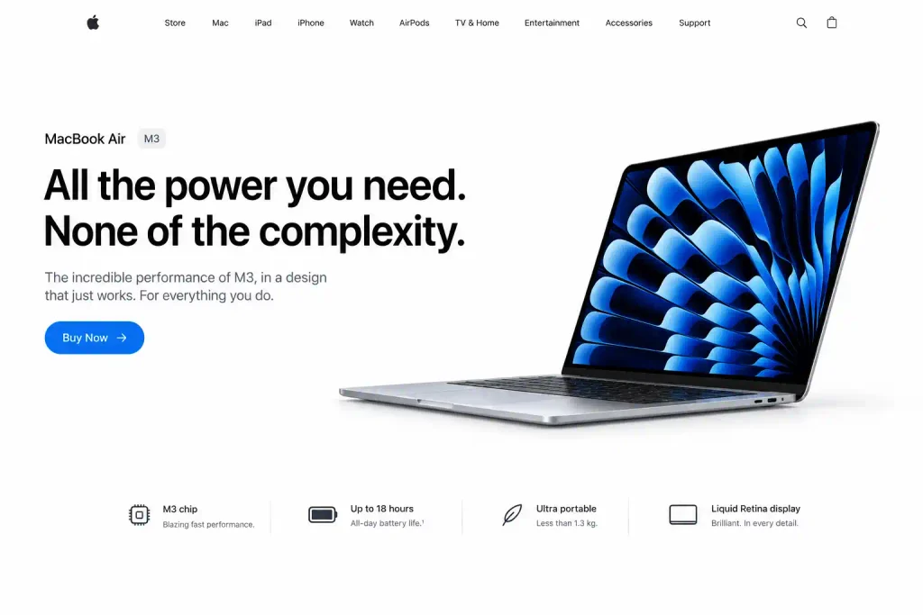 Apple SEO Copywriting Example
