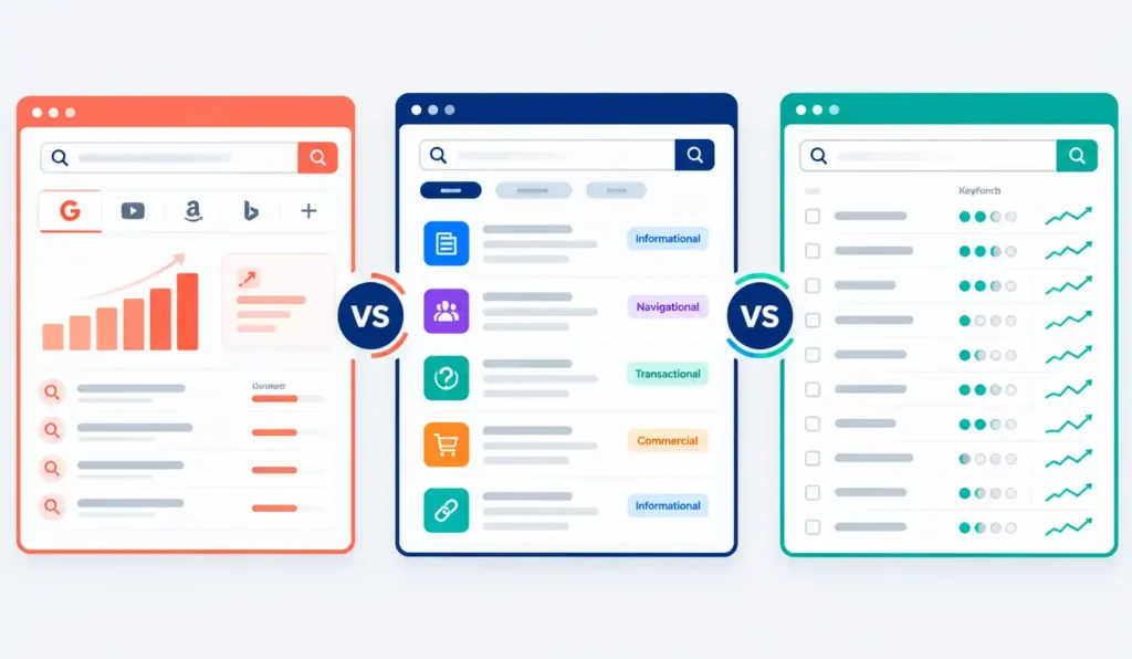 Ubersuggest vs Ahrefs vs Semrush: Keyword Research Comparison