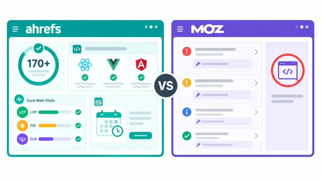 Ahrefs vs Moz Pro: Technical SEO and Site Audit Comparison