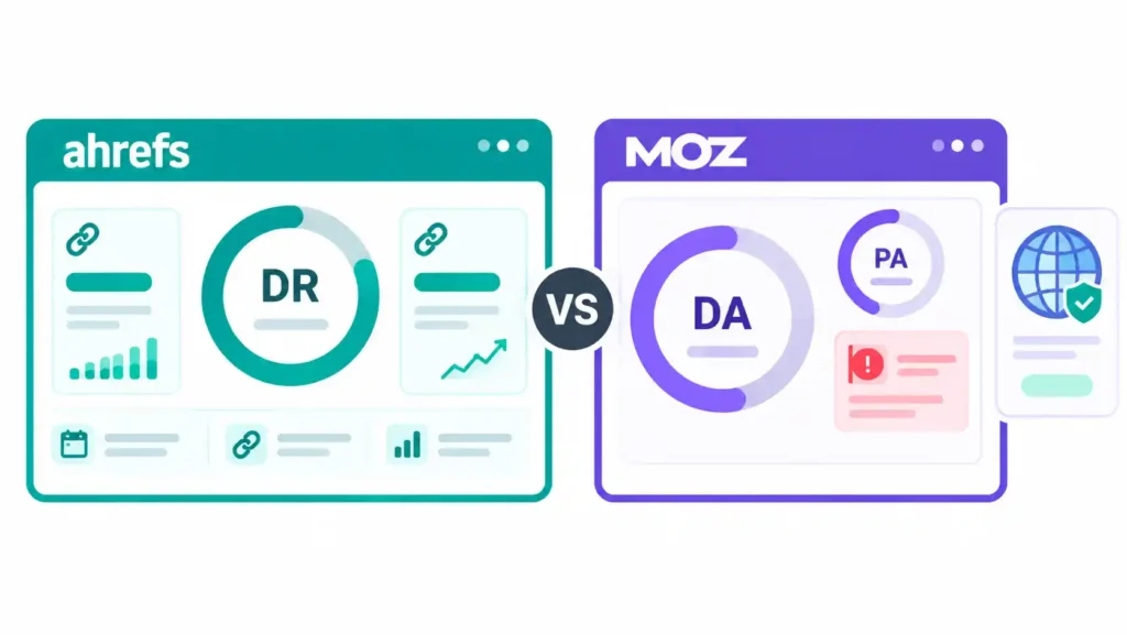 Domain Authority vs Domain Rating: Ahrefs vs Moz on Authority Metrics