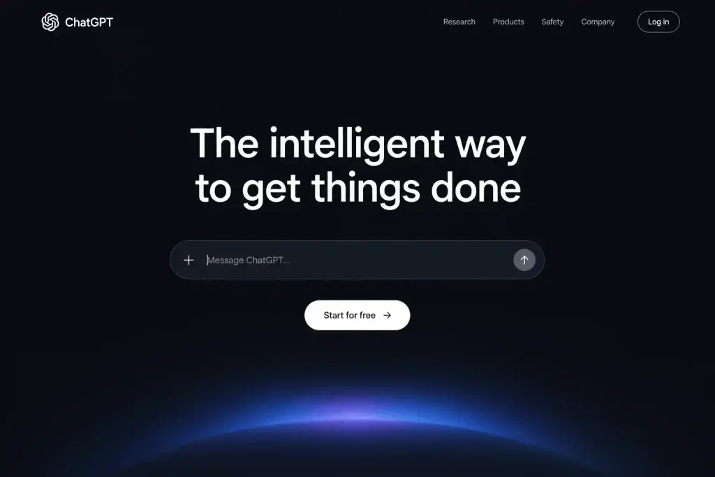 ChatGPT Landing Page SEO Copywriting Example