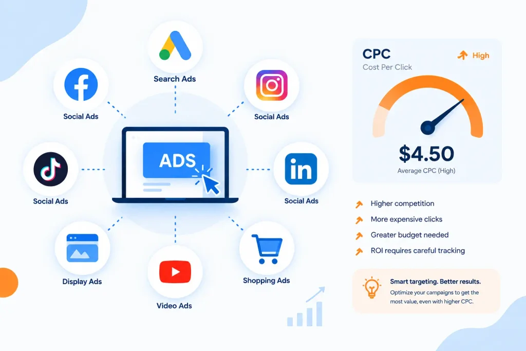 Marketing and Advertising ppc keywords