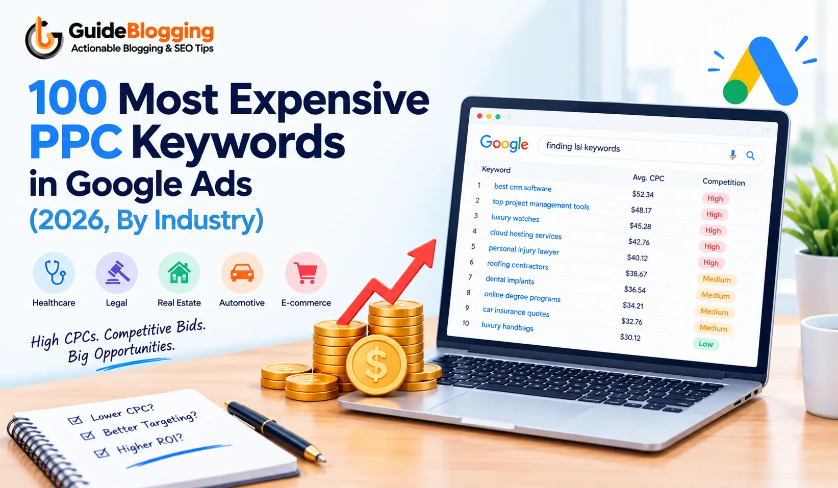 Most Expensive PPC Keywords in Google Ads