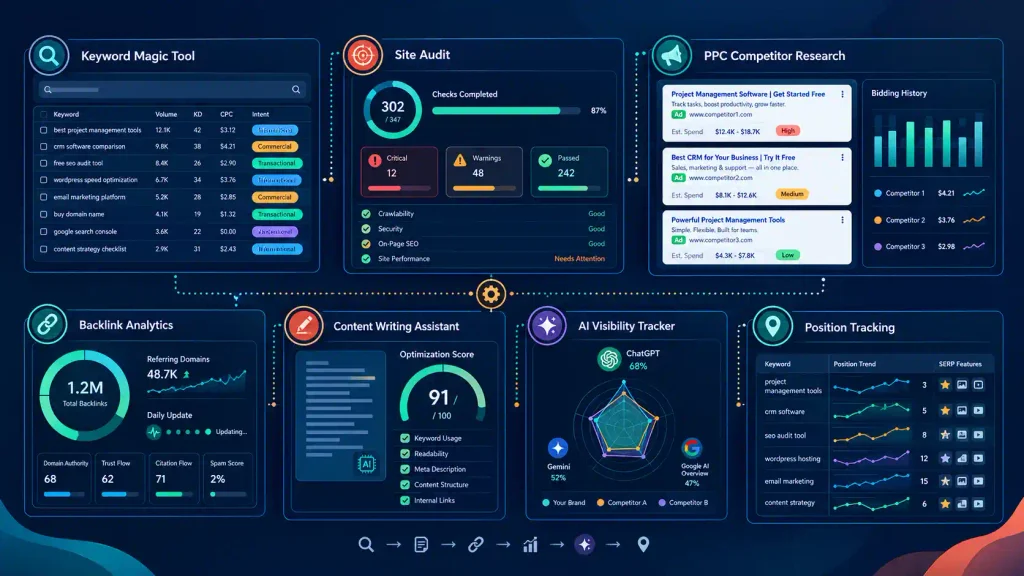 Semrush Key Features